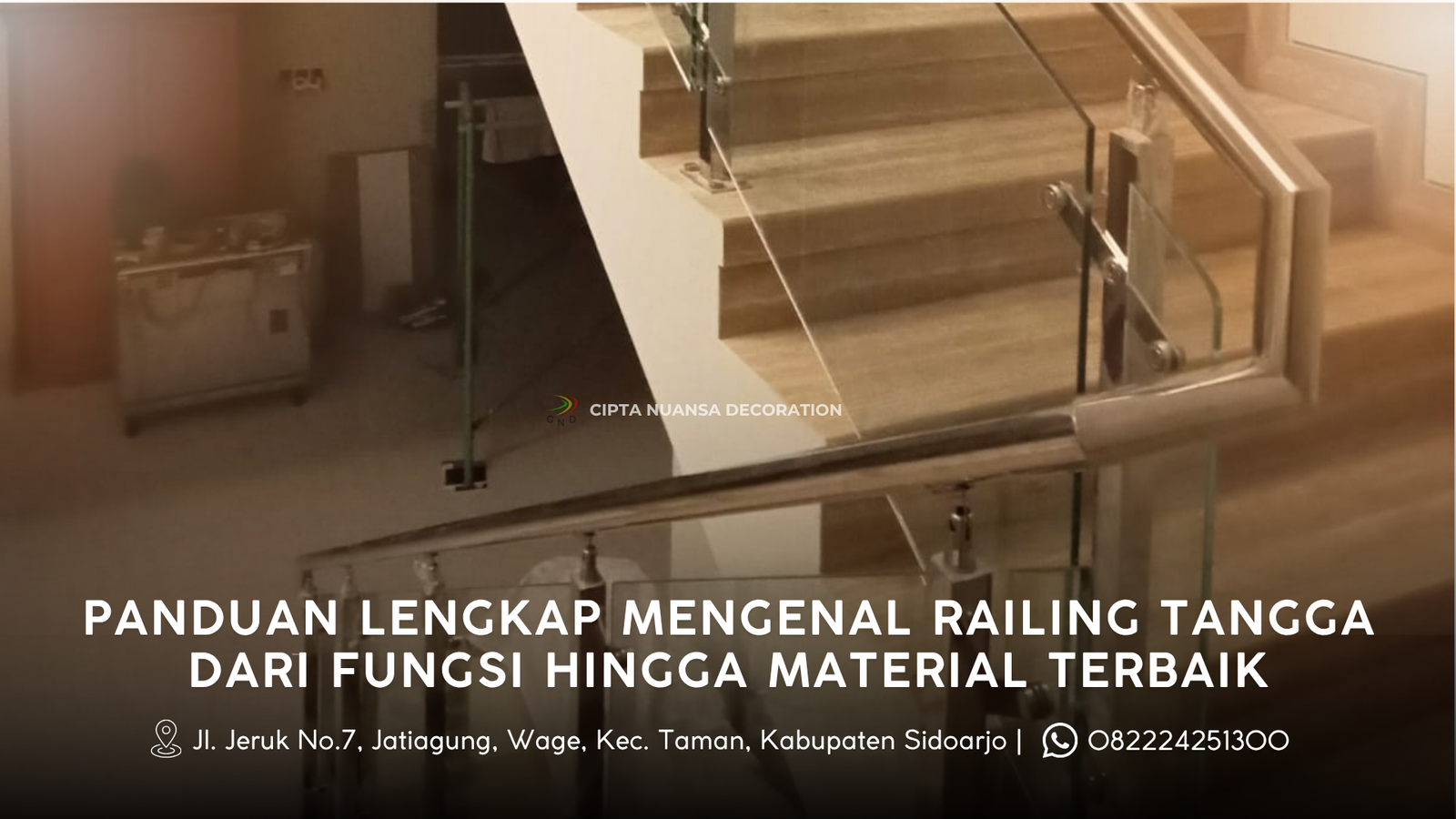Panduan Lengkap Mengenal Railing Tangga dari Fungsi hingga Material Terbaik