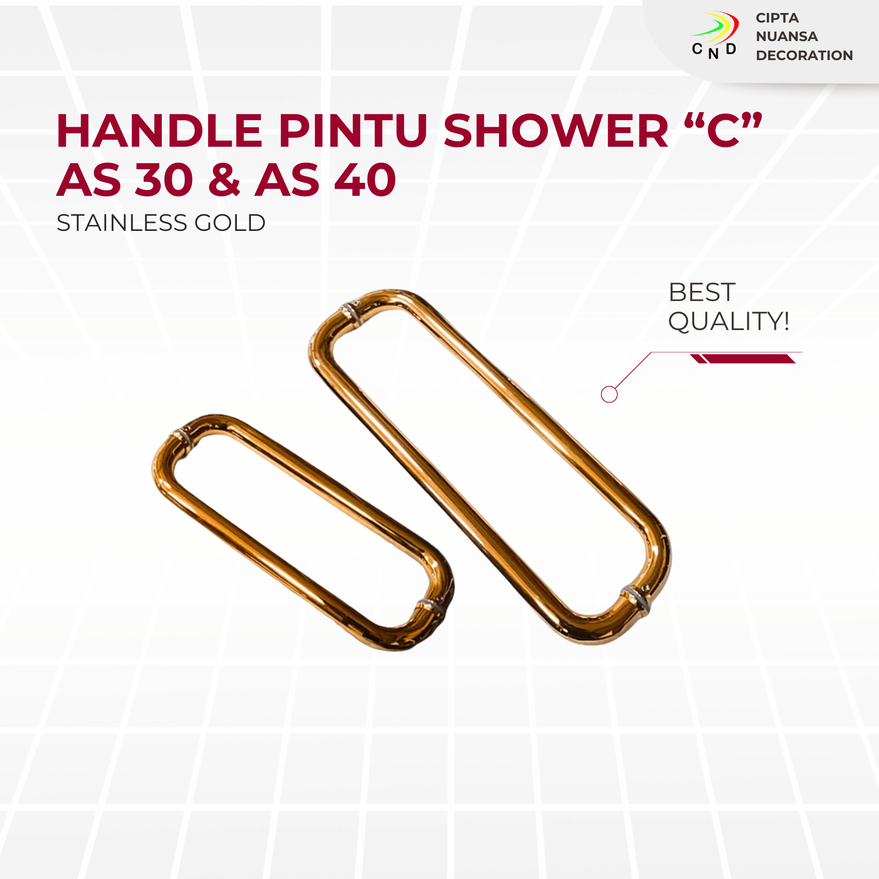 Handle Pintu Kaca / Shower