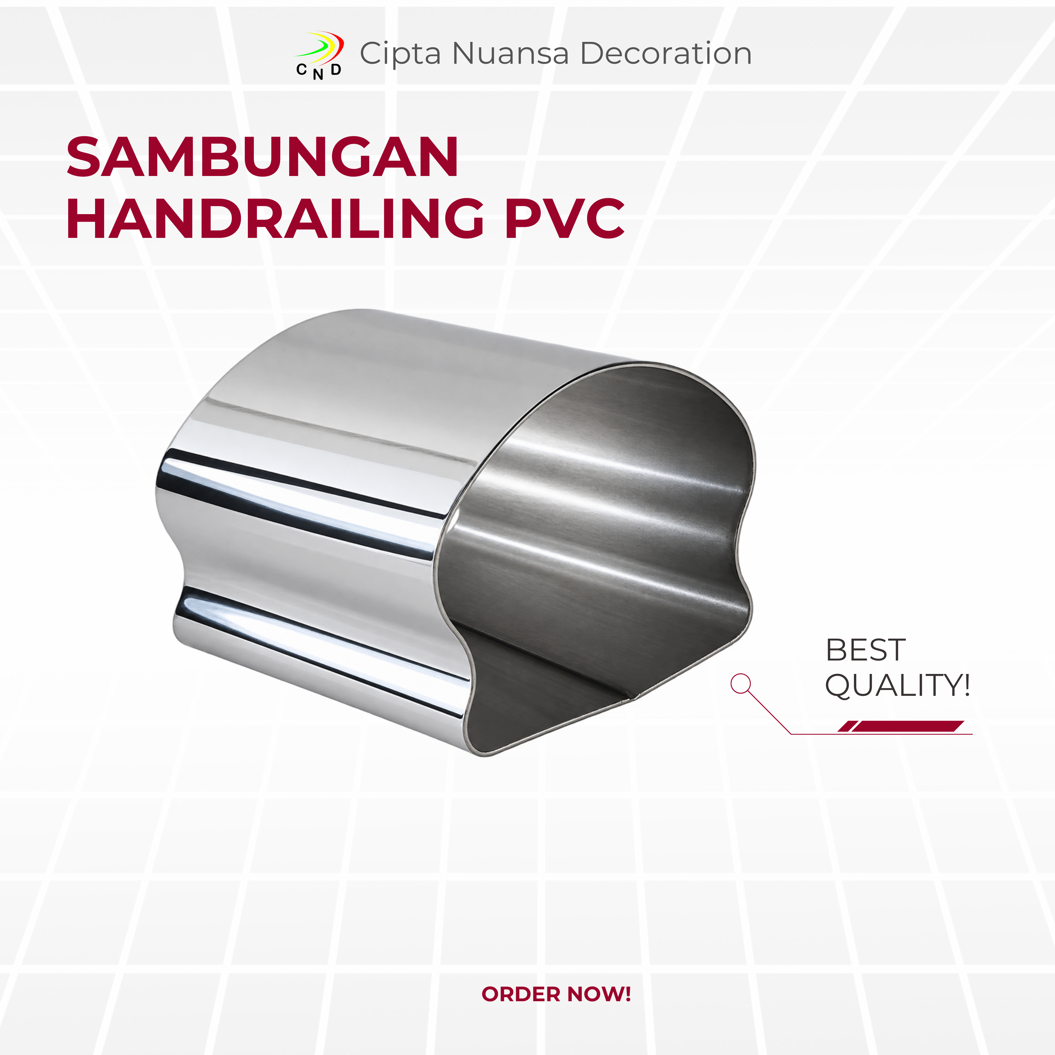SAMBUNGAN HANDLERAILING PVC